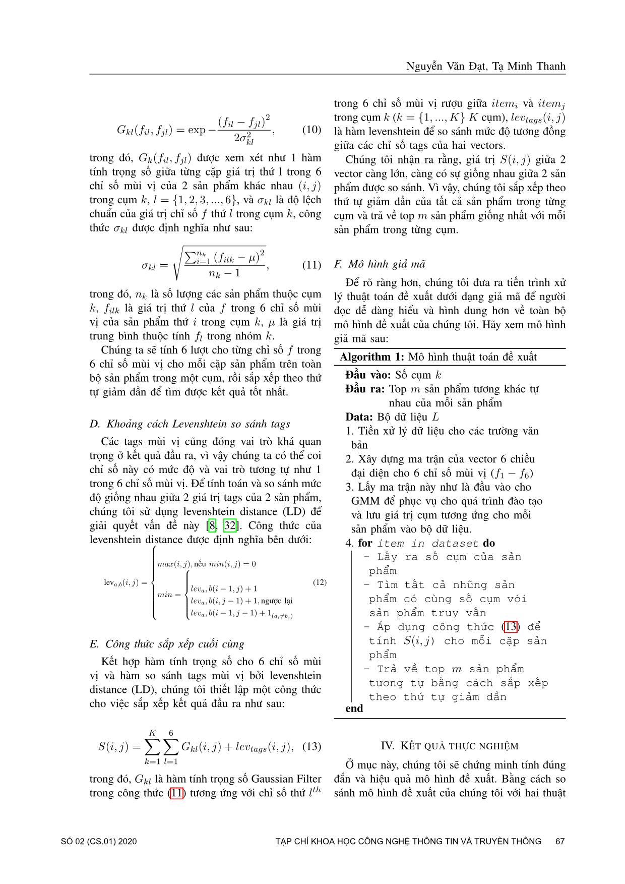 Đề xuất thuật toán khuyến nghị theo phân bố dựa trên mô hình hỗn hợp Gaussian trang 7