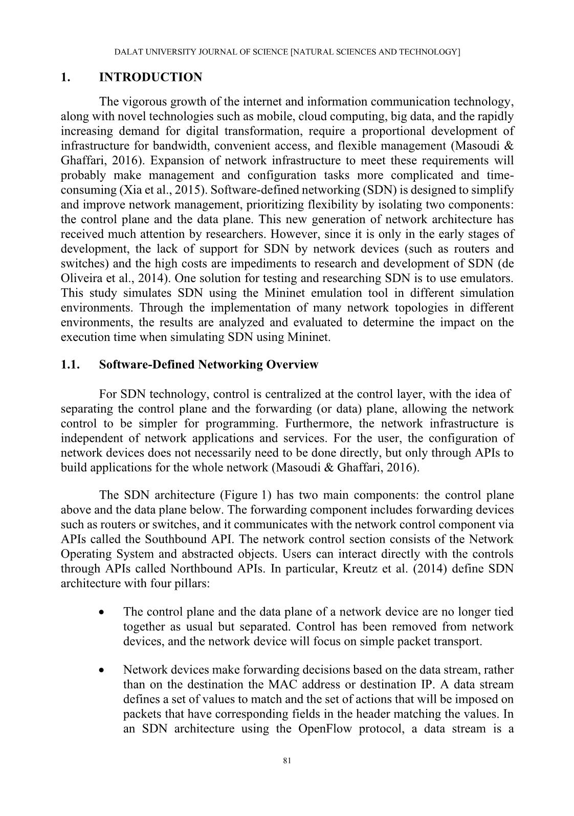 Emulation of software-defined network using mininet trang 2