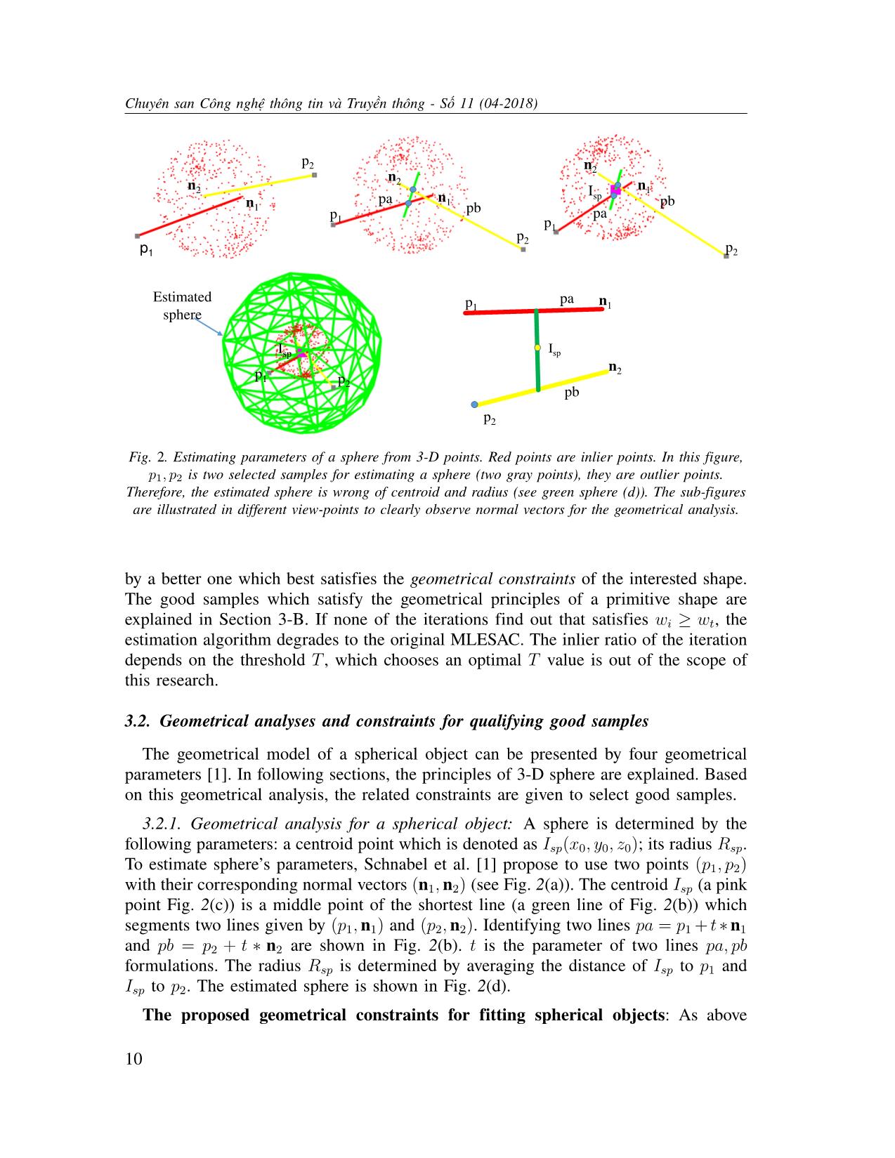 Fitting spherical objects in 3D point cloud using the geometrical constraints trang 6