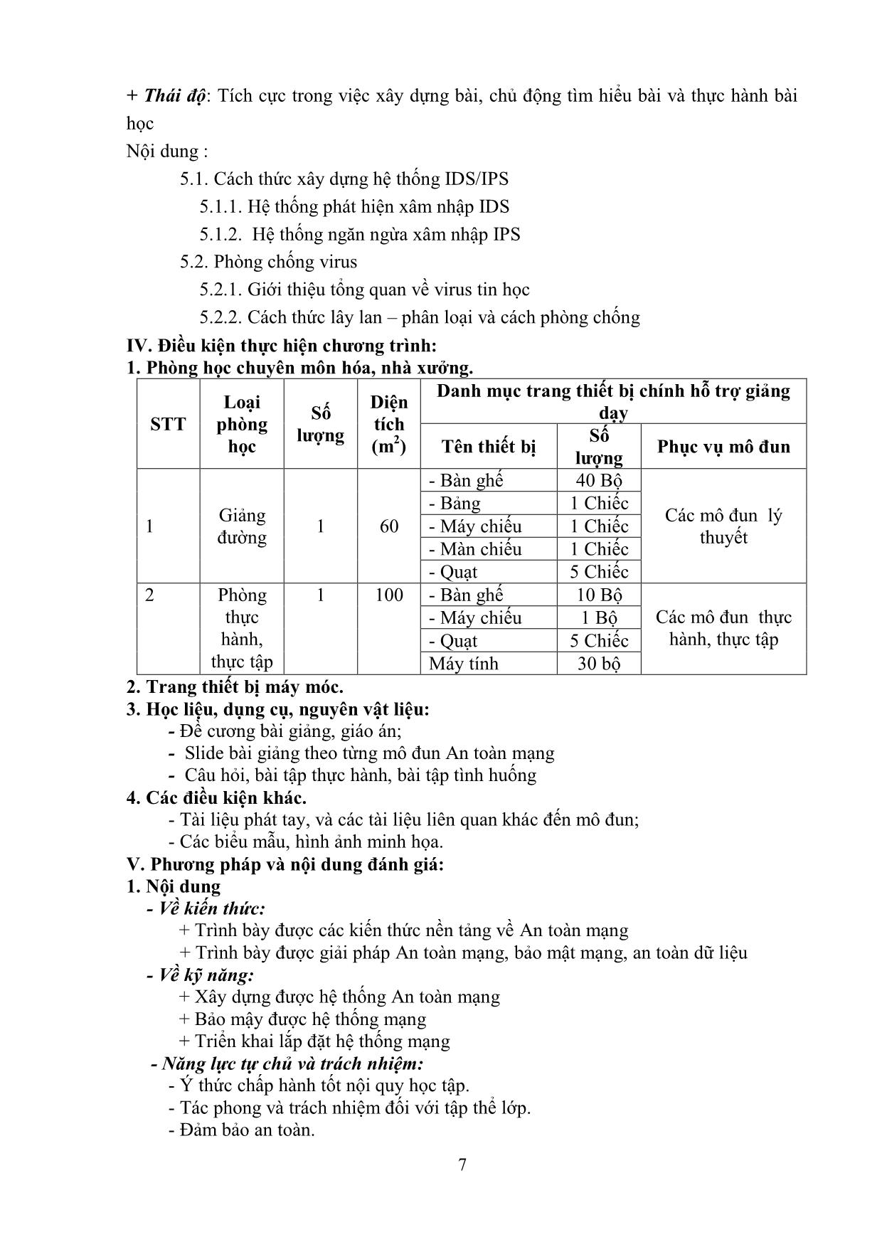 Giáo trình mô đun An toàn mạng - Nghề: Quản trị mạng máy tính trang 7