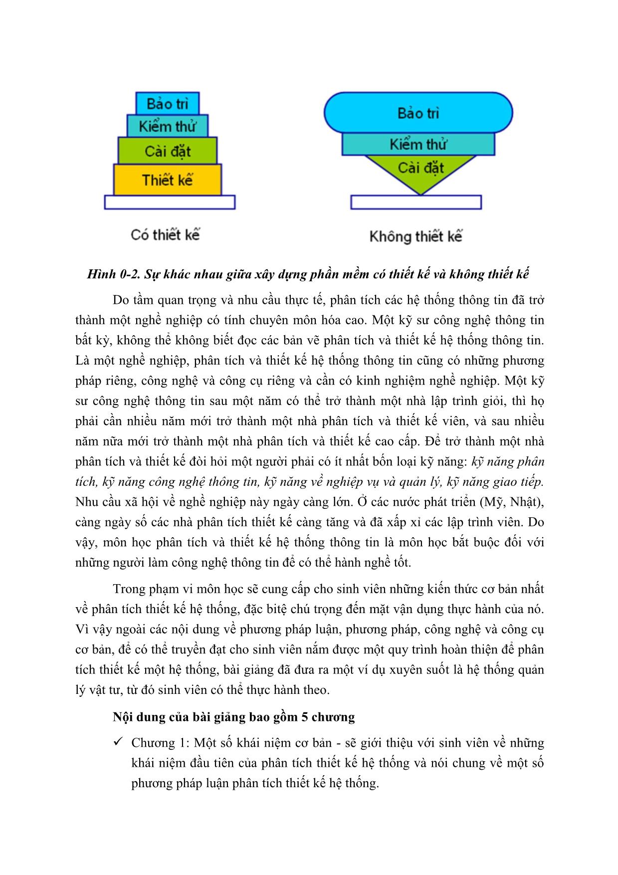 Giáo trình Phân tích thiết kế hệ thống thông tin - Nghề: Kỹ thuật lắp ráp, sửa chữa máy tính trang 6