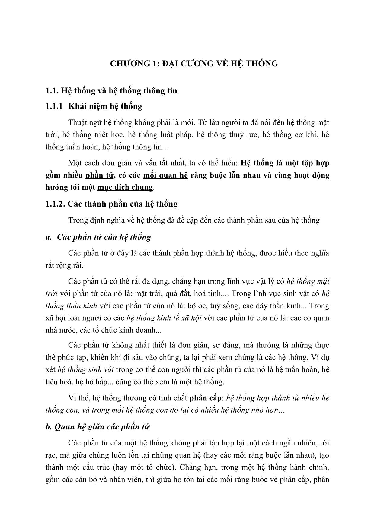 Giáo trình Phân tích thiết kế hệ thống thông tin - Nghề: Kỹ thuật lắp ráp, sửa chữa máy tính trang 8