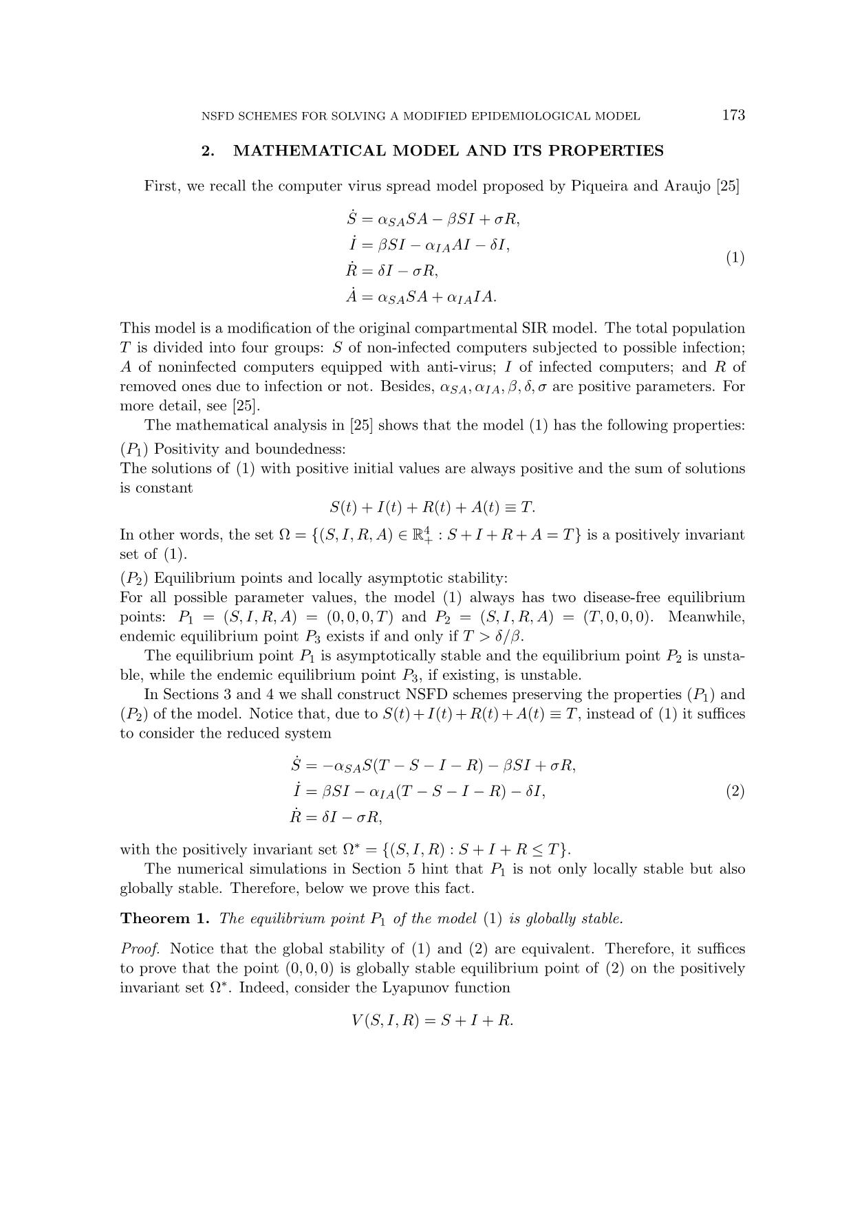 Nonstandard finite difference schemes for solving a modified epidemiological model for computer viruses trang 3