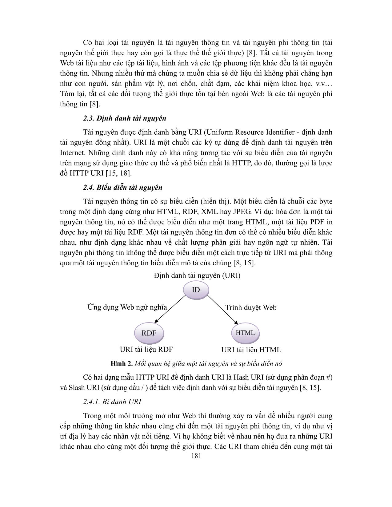 Nghiên cứu và triển khai linked data cho các ứng dụng Web ngữ nghĩa trang 3