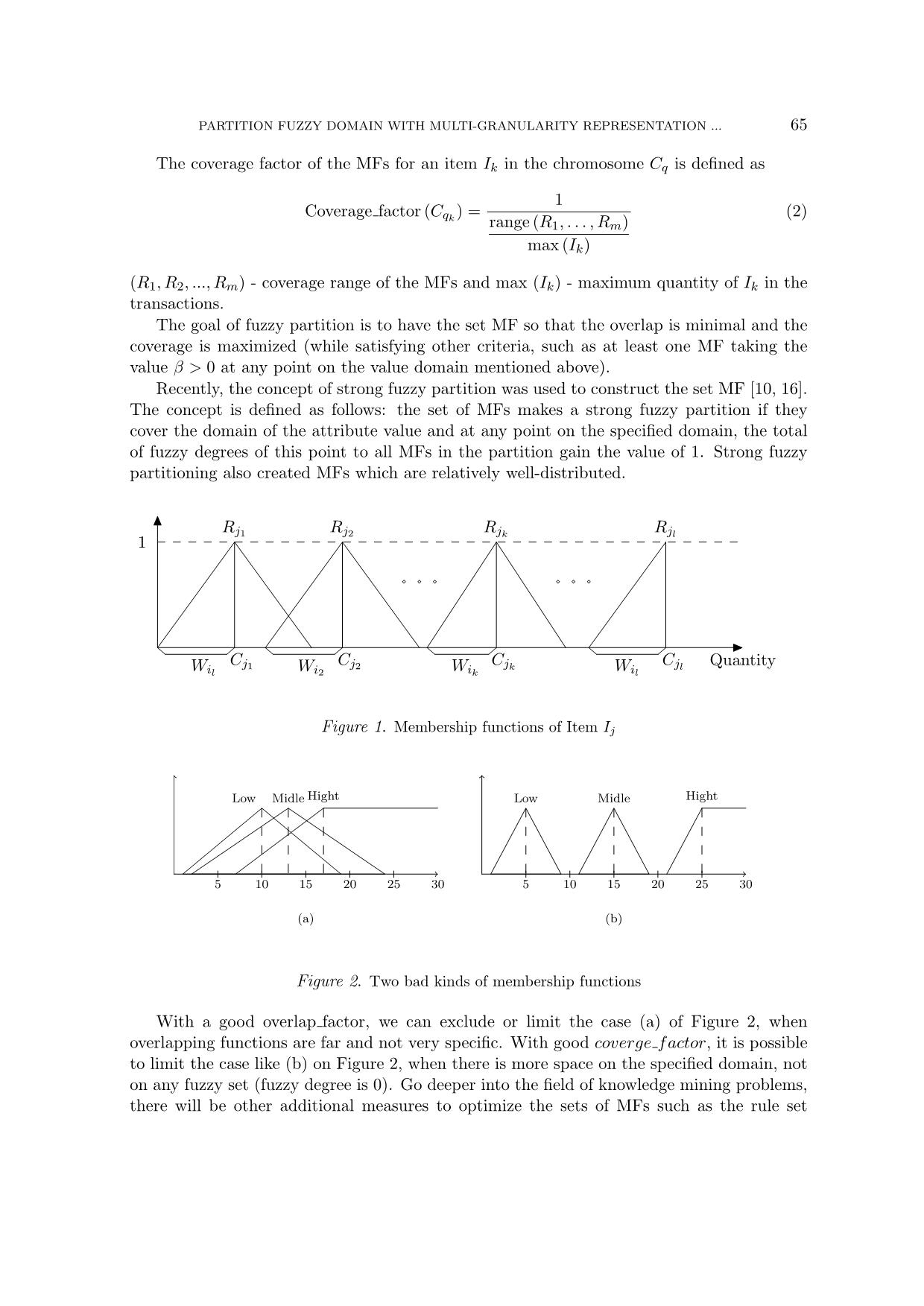 Partition fuzzy domain with multi - granularity representation of data based on hedge algebra approach trang 3