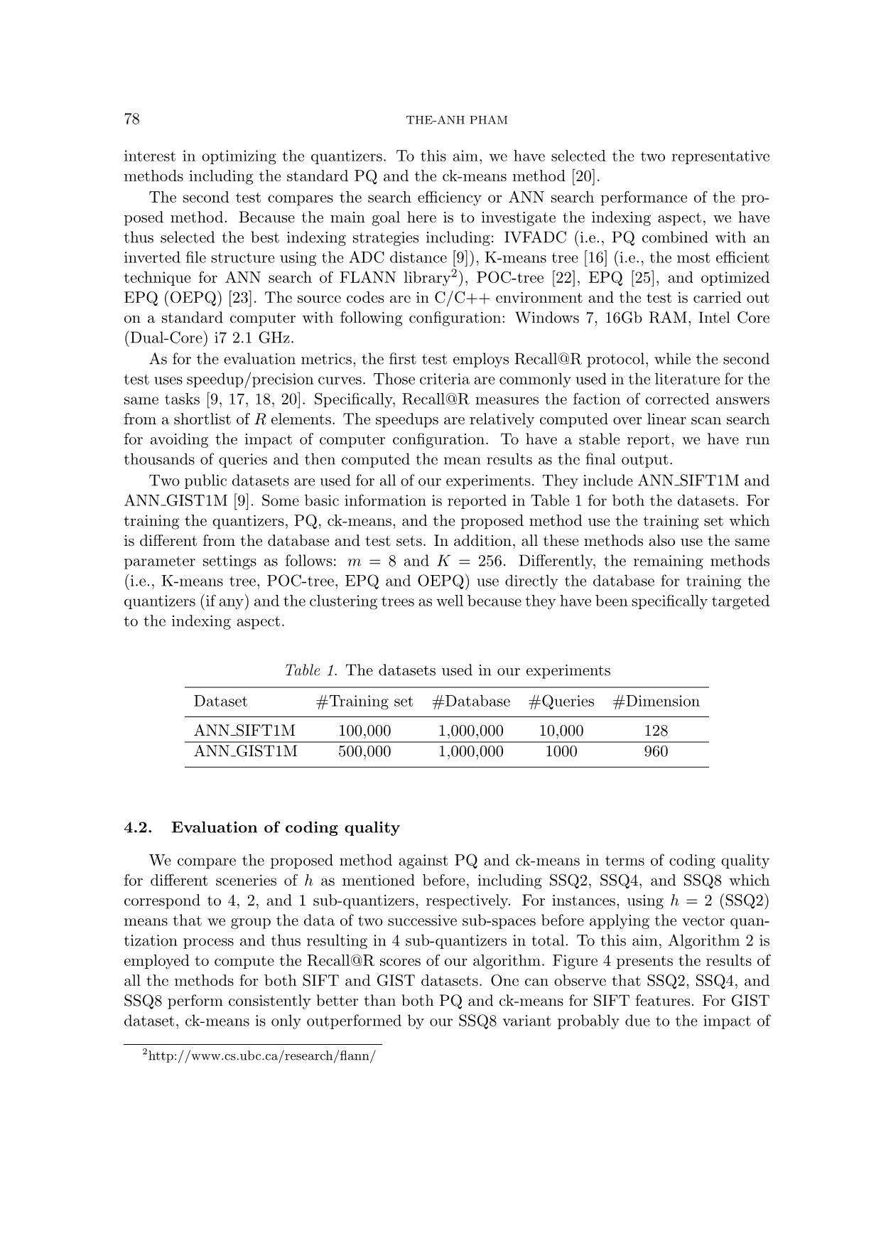 Product sub - vector quantization for feature indexing trang 10