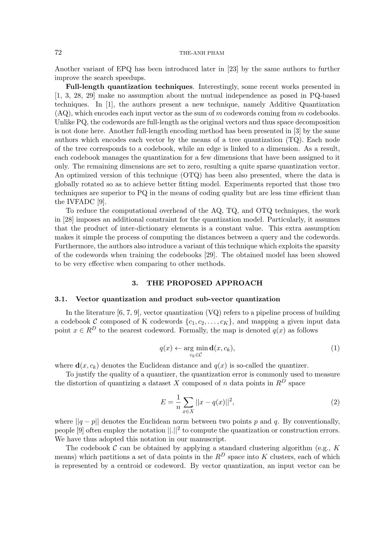 Product sub - vector quantization for feature indexing trang 4