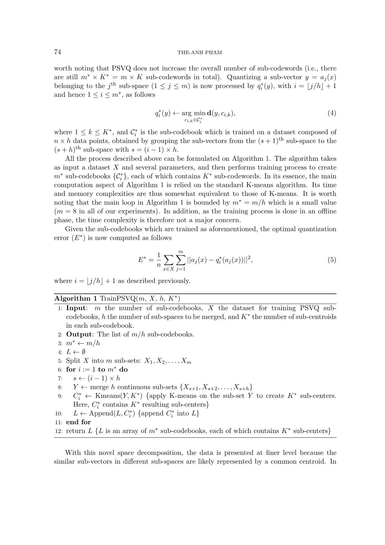 Product sub - vector quantization for feature indexing trang 6