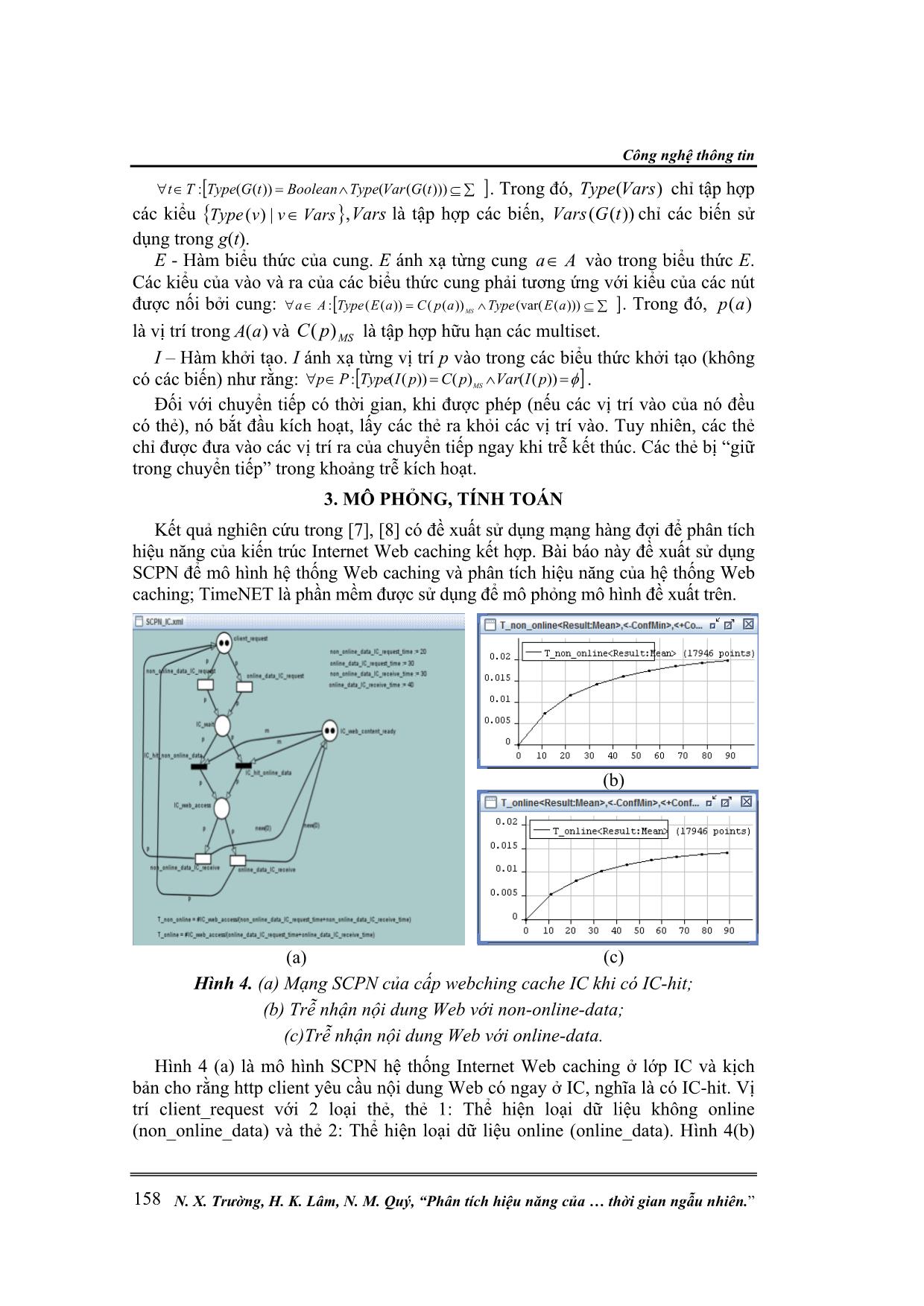 Phân tích hiệu năng của kiến trúc Internet Web Caching nhờ sử dụng mô hình mạng petri có màu và thời gian ngẫu nhiên trang 6