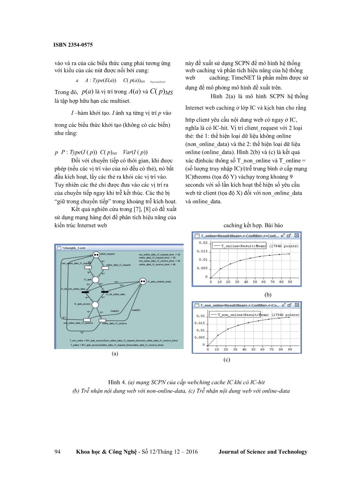 Phân tích hiệu năng của kiến trúc Internet Web caching nhở sử dụng mô hình mạng petri có màu và thời gian ngẫu nhiên (SCPN) trang 6