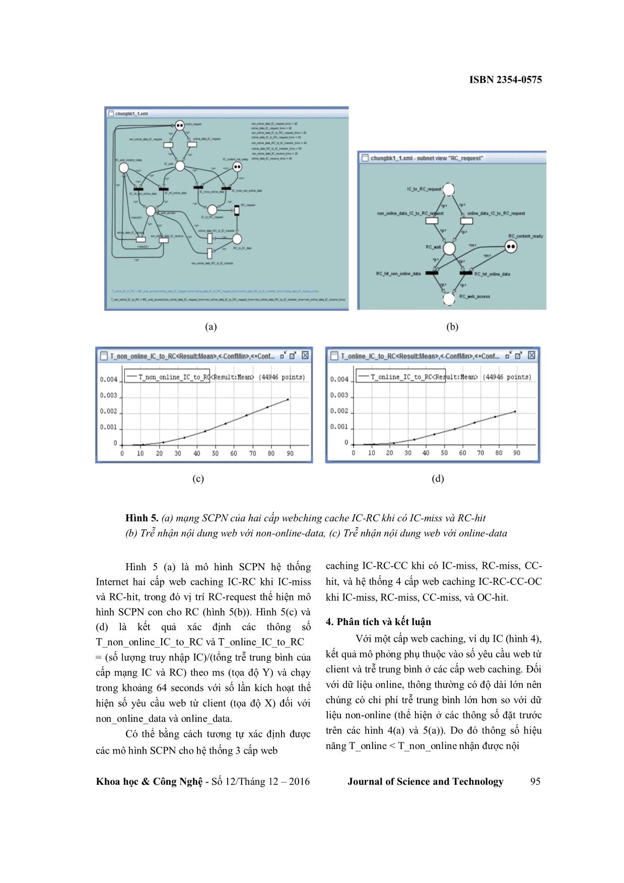 Phân tích hiệu năng của kiến trúc Internet Web caching nhở sử dụng mô hình mạng petri có màu và thời gian ngẫu nhiên (SCPN) trang 7