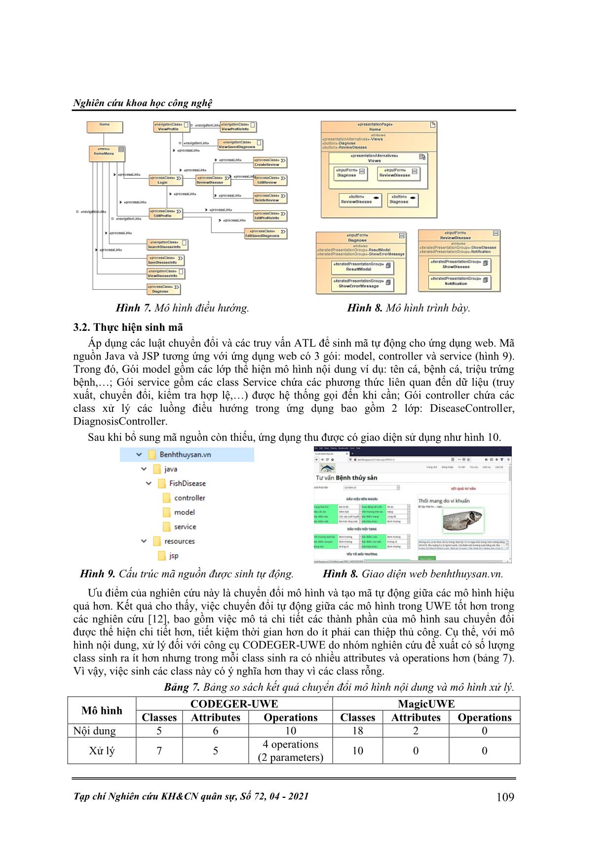 Phát triển thuật toán sinh code cho ứng dụng Web chuẩn đoán bệnh thủy sản với ATL trang 8