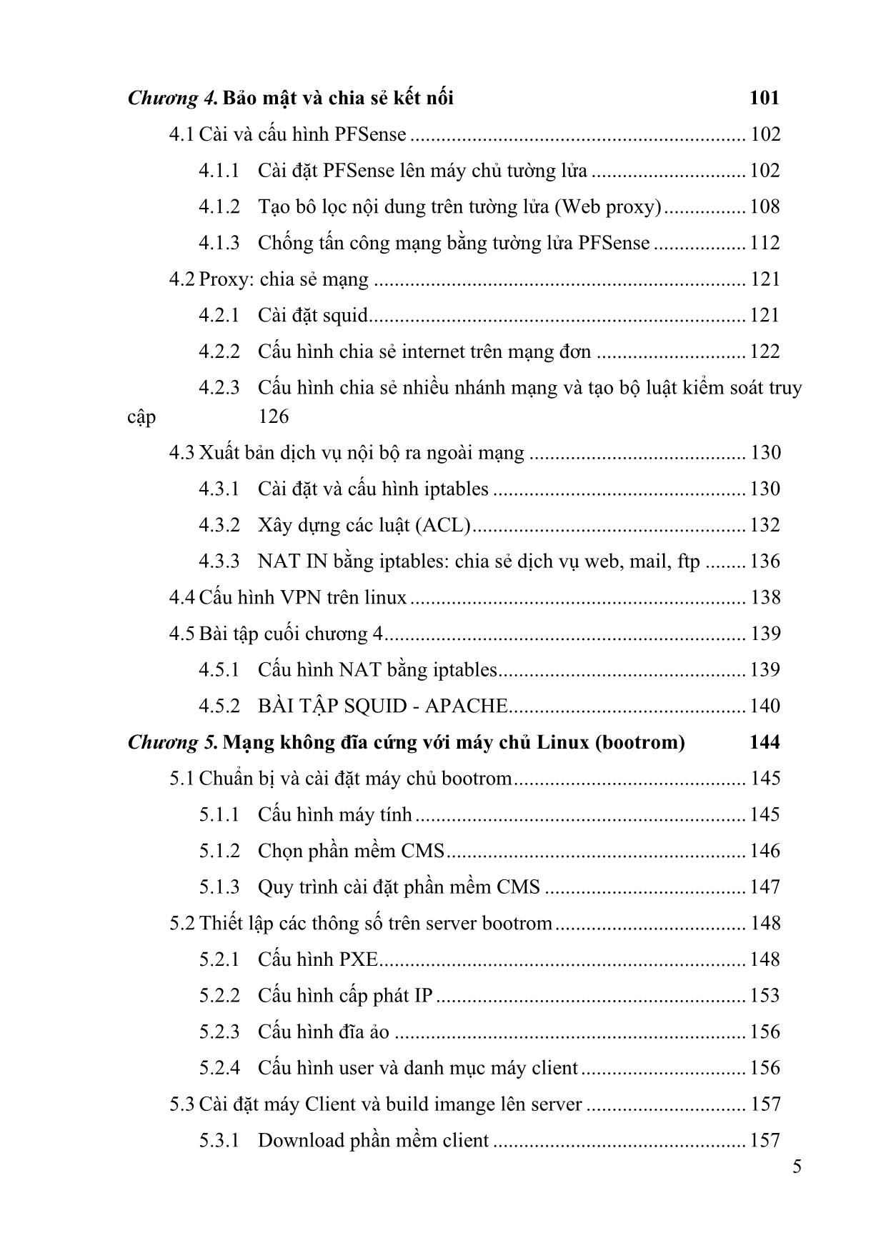 Giáo trình Xây dựng hệ thống mạng nguồn mở trang 7