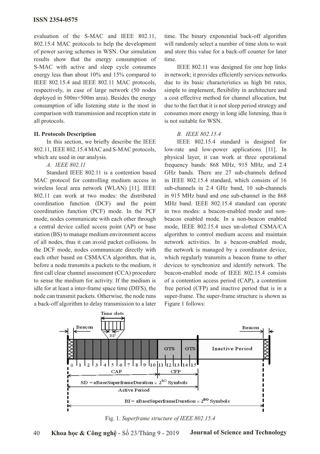 Simulation and evaluation about mac protocols in wireless sensor network using NS2 trang 2