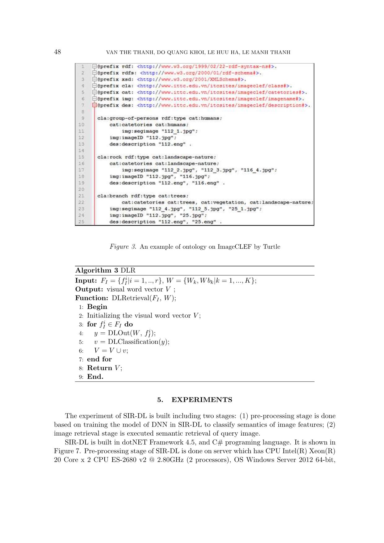 Sir-Dl: An architecture of semantic-based image retrieval using deep learning technique and rdf triple language trang 10