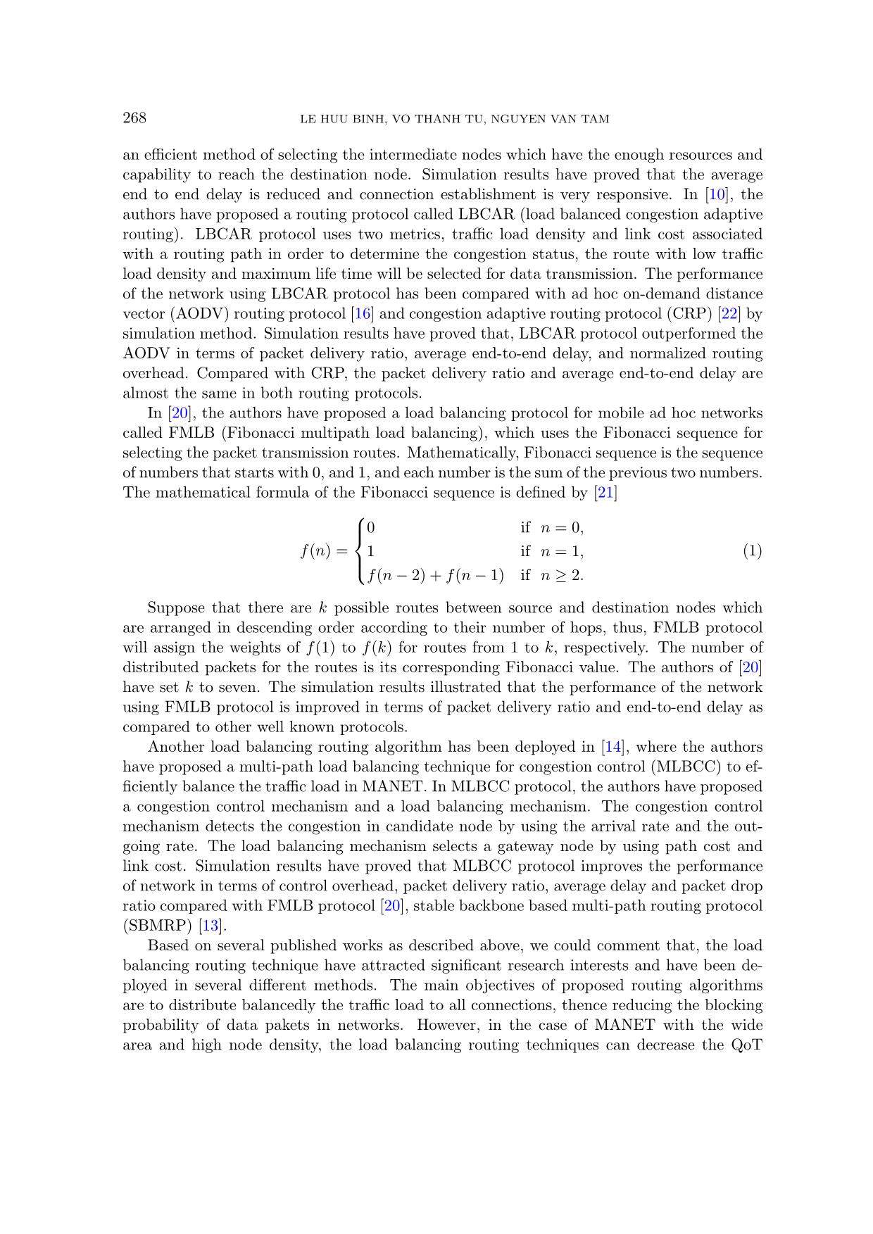 Slbqt-Dsr: Source - based load balancing routing algorithm under constraints of quality of transmision for manet trang 4