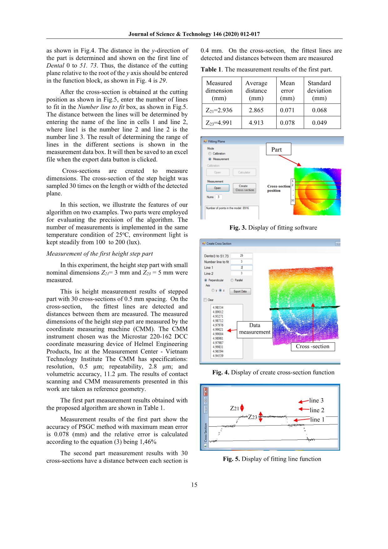 Multiple plane fitting algorithm to evaluate the accuracy of 3D point cloud using structured light measurement trang 4