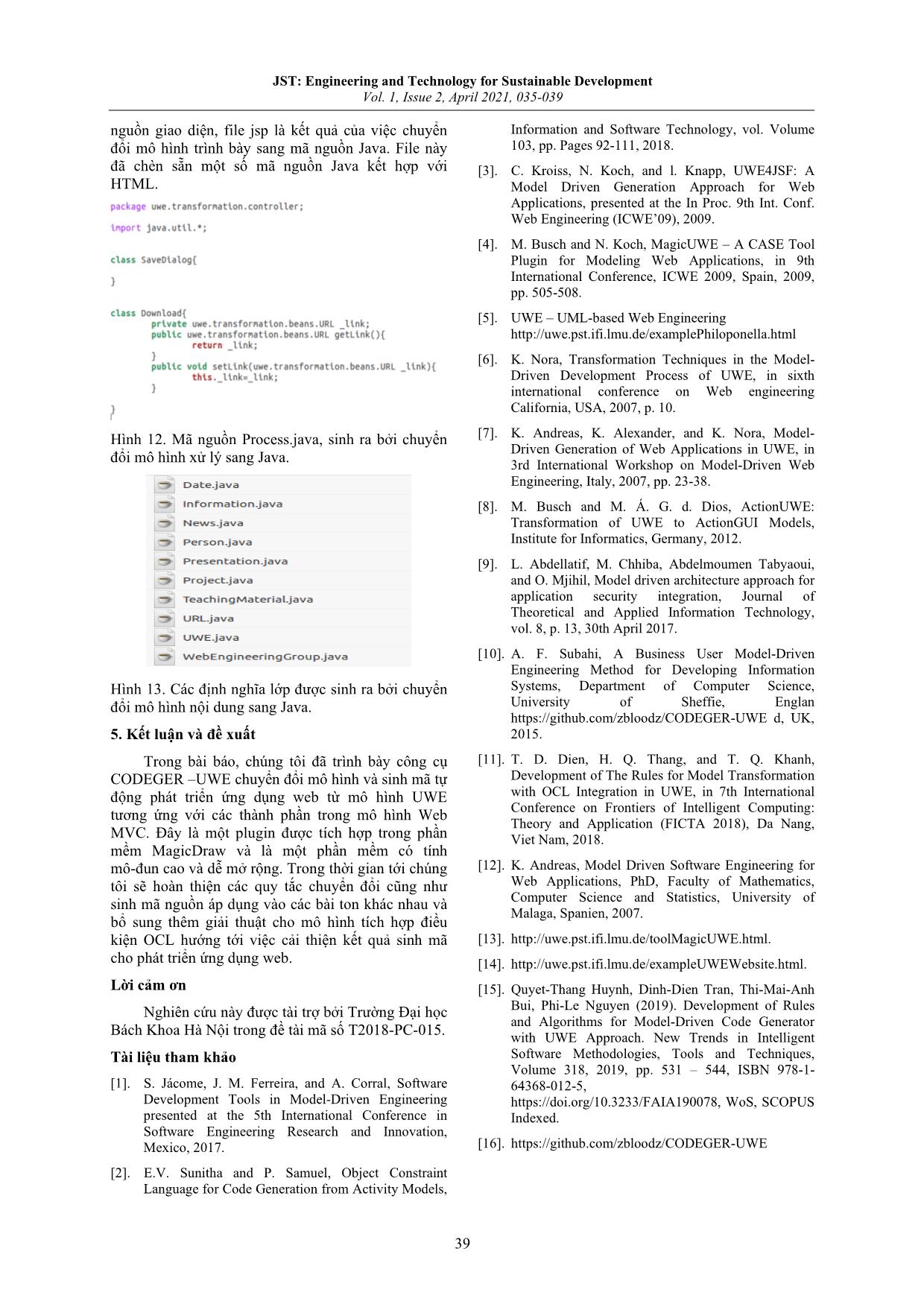 Xây dựng và thử nghiệm công cụ Codeger-Uwe phát triển ứng dụng Web hướng mô hình trang 5