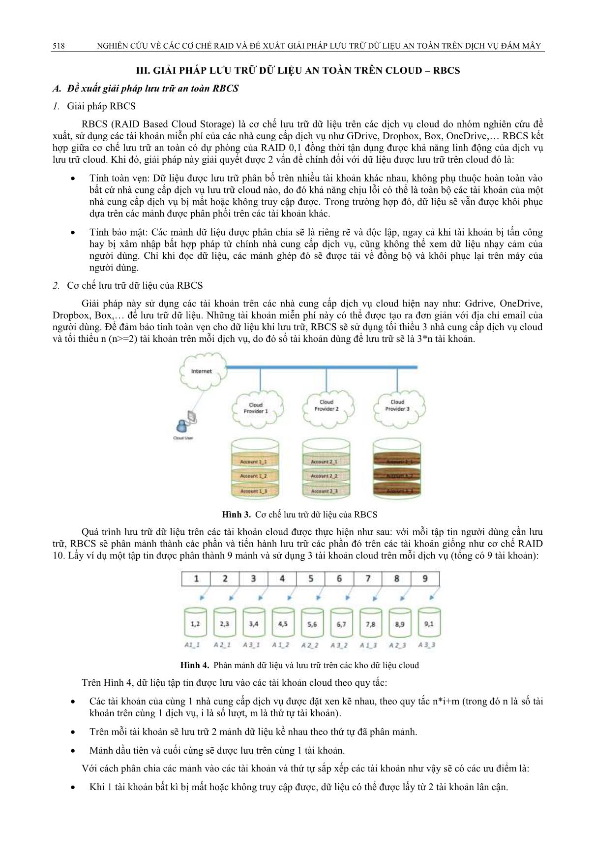 Nghiên cứu về các cơ chế RAID và đề xuất giải pháp lưu trữ dữ liệu an toàn trên dịch vụ đám mây trang 4