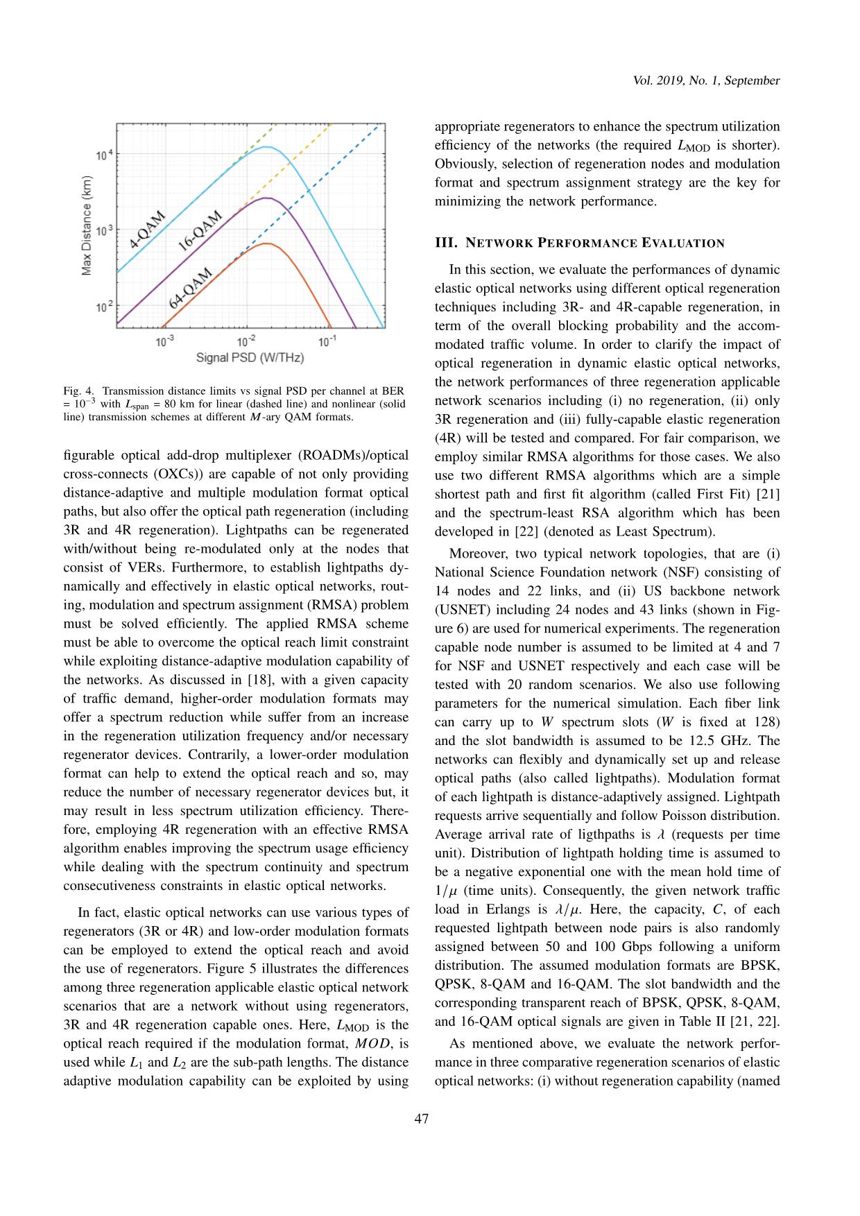 Performance comparison of dynamic elastic optical networks with optical regeneration trang 5