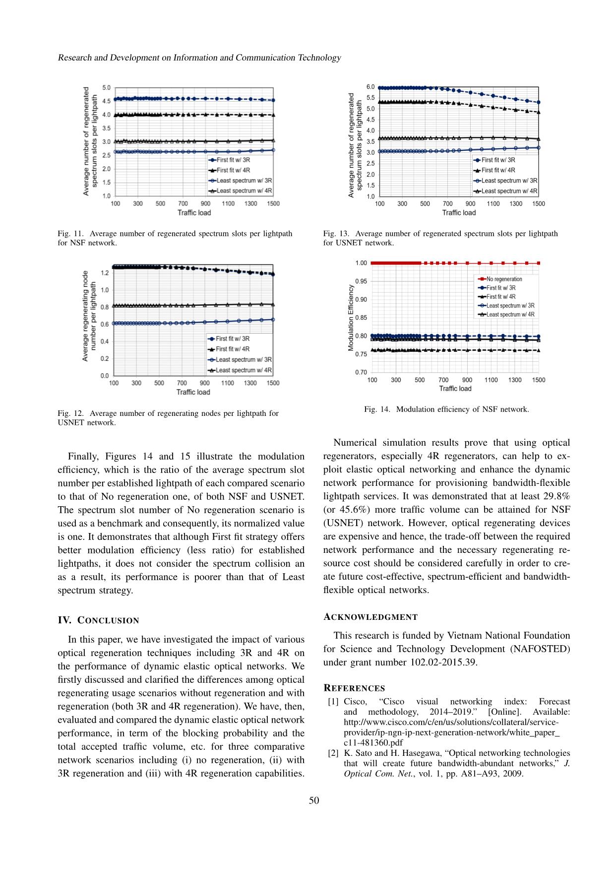 Performance comparison of dynamic elastic optical networks with optical regeneration trang 8