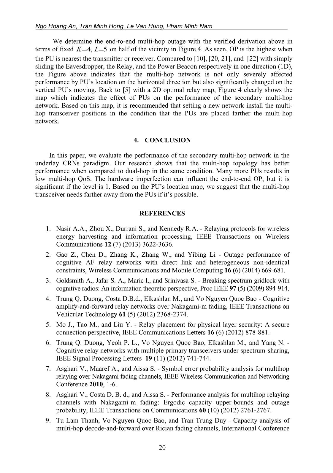 Performance evaluation of cognitive multi-hop networks to assist building system trang 6