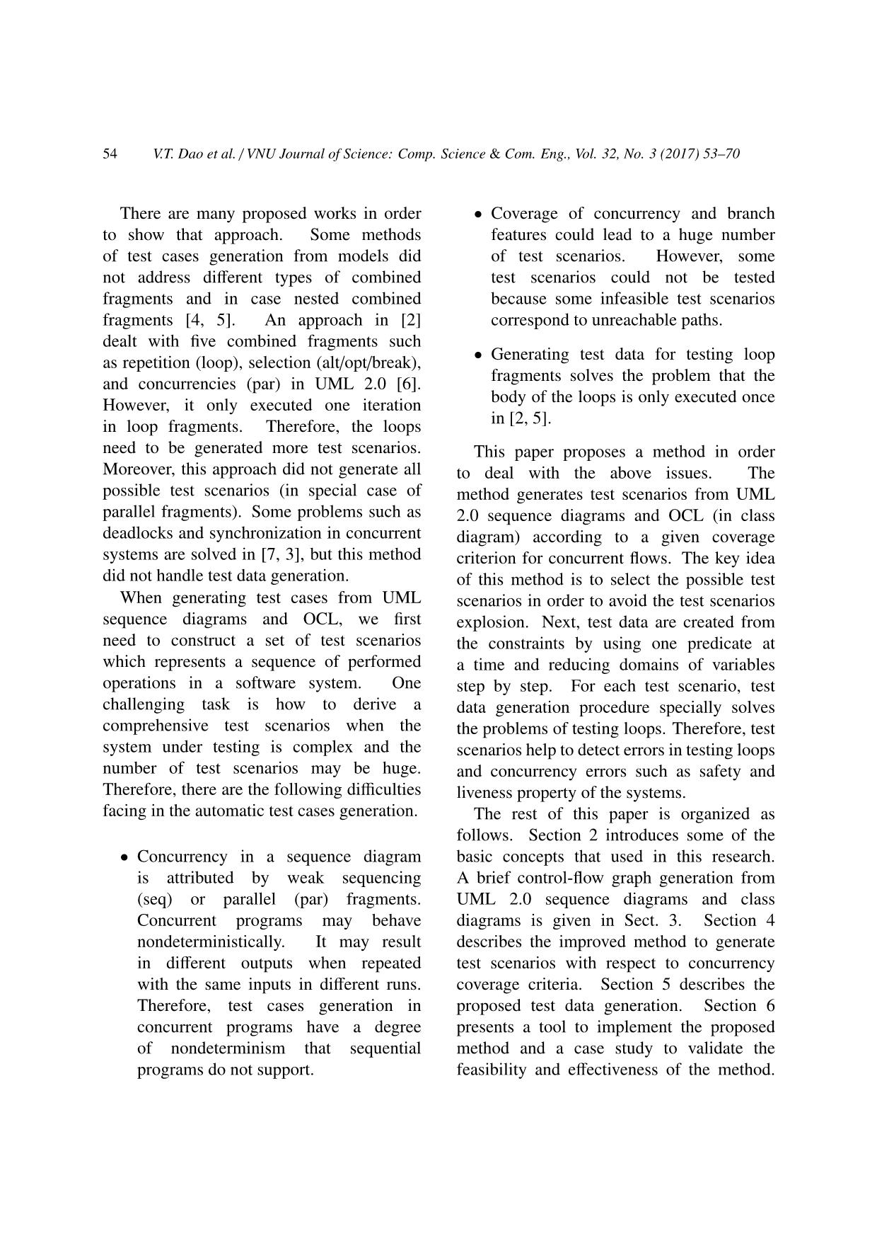 A method for automated test cases generation from sequence diagrams and object constraint language for concurrent programs trang 2