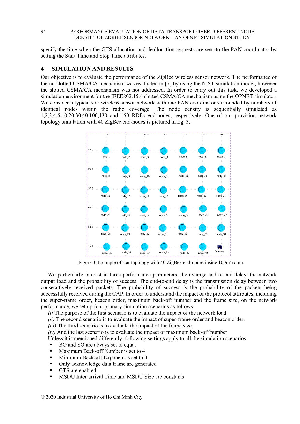 Performance evaluation of data transport over differentnode density of zigbee sensor network – An opnet simulation study trang 5