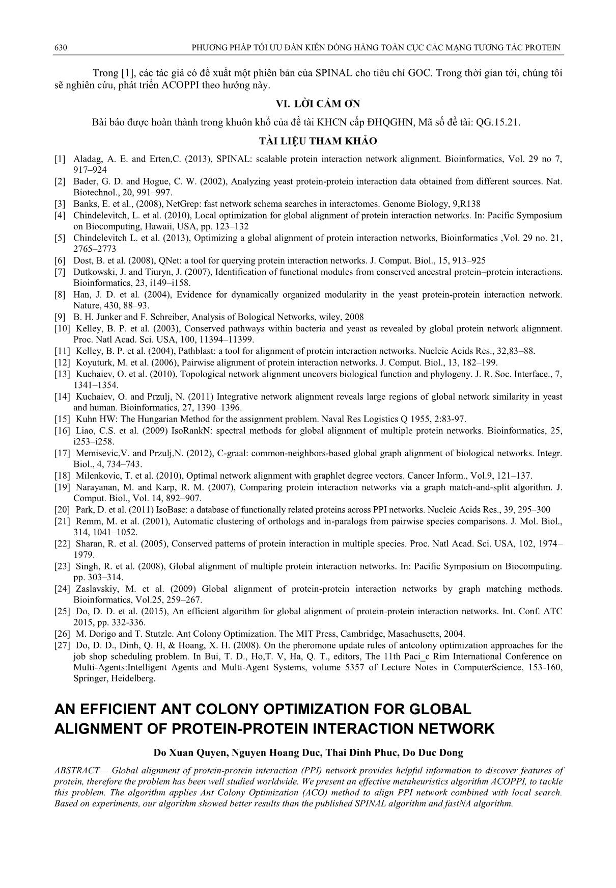Phương pháp tối ưu đàn kiến dóng hàng toàn cục các mạng tương tác protein trang 5