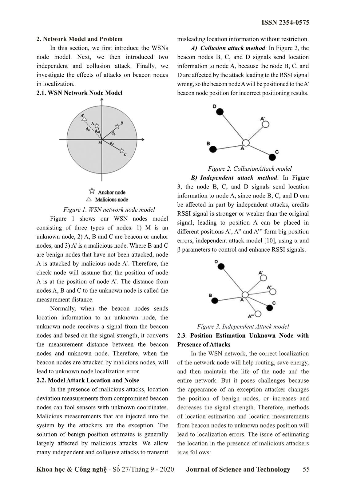 Secure localization against malicious attacks on wireless sensor network trang 2