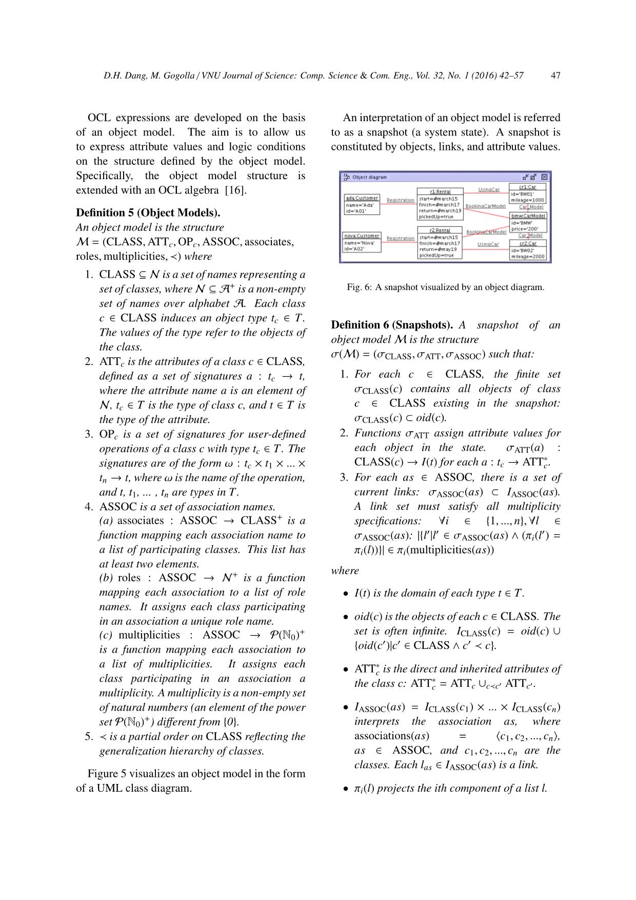 An ocl - Based framework for model transformations trang 6