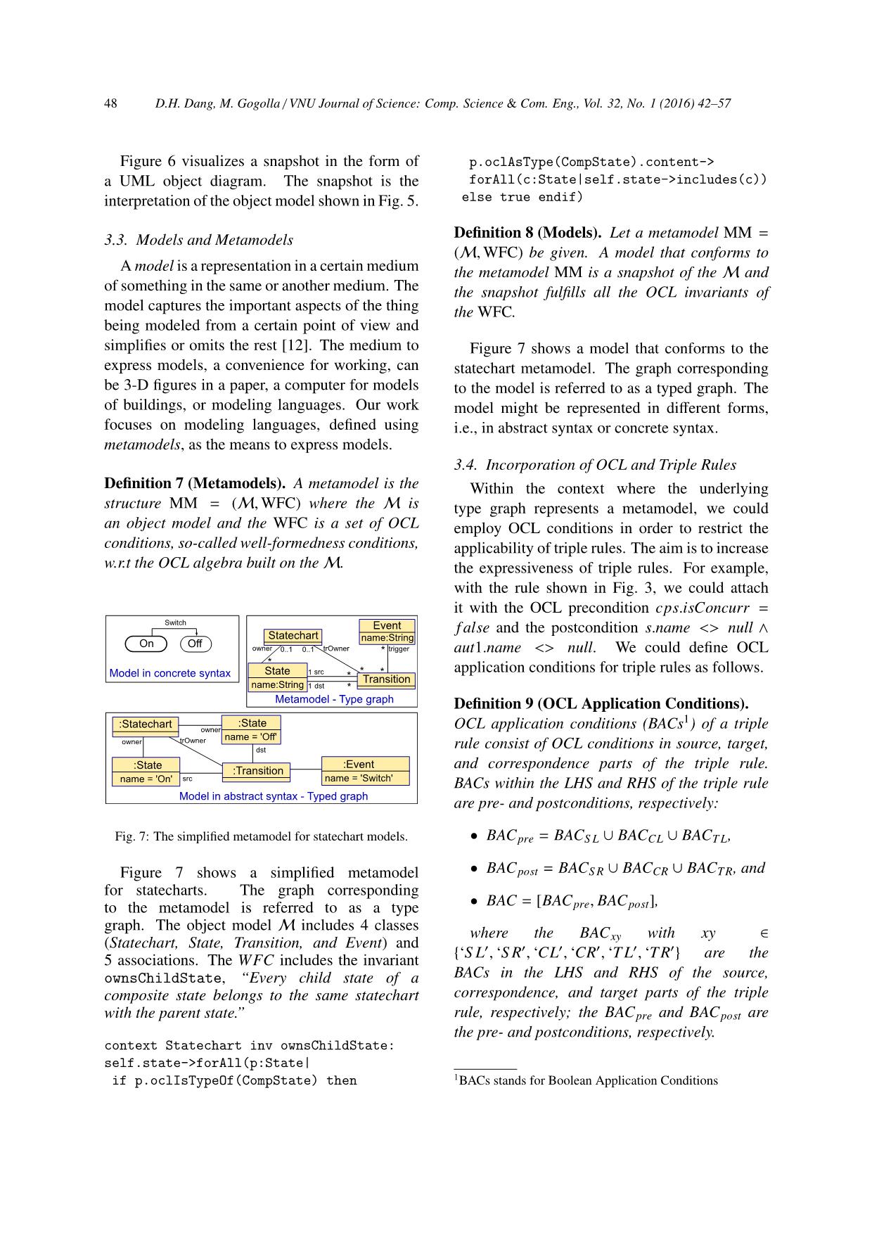 An ocl - Based framework for model transformations trang 7