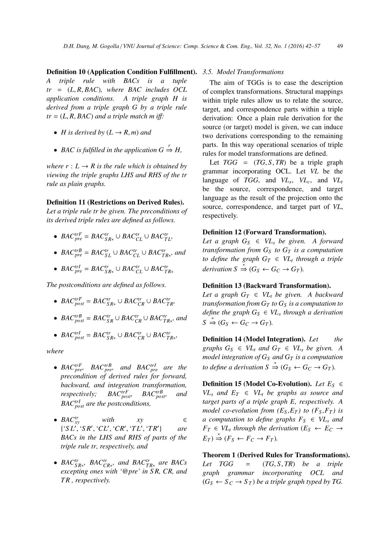 An ocl - Based framework for model transformations trang 8