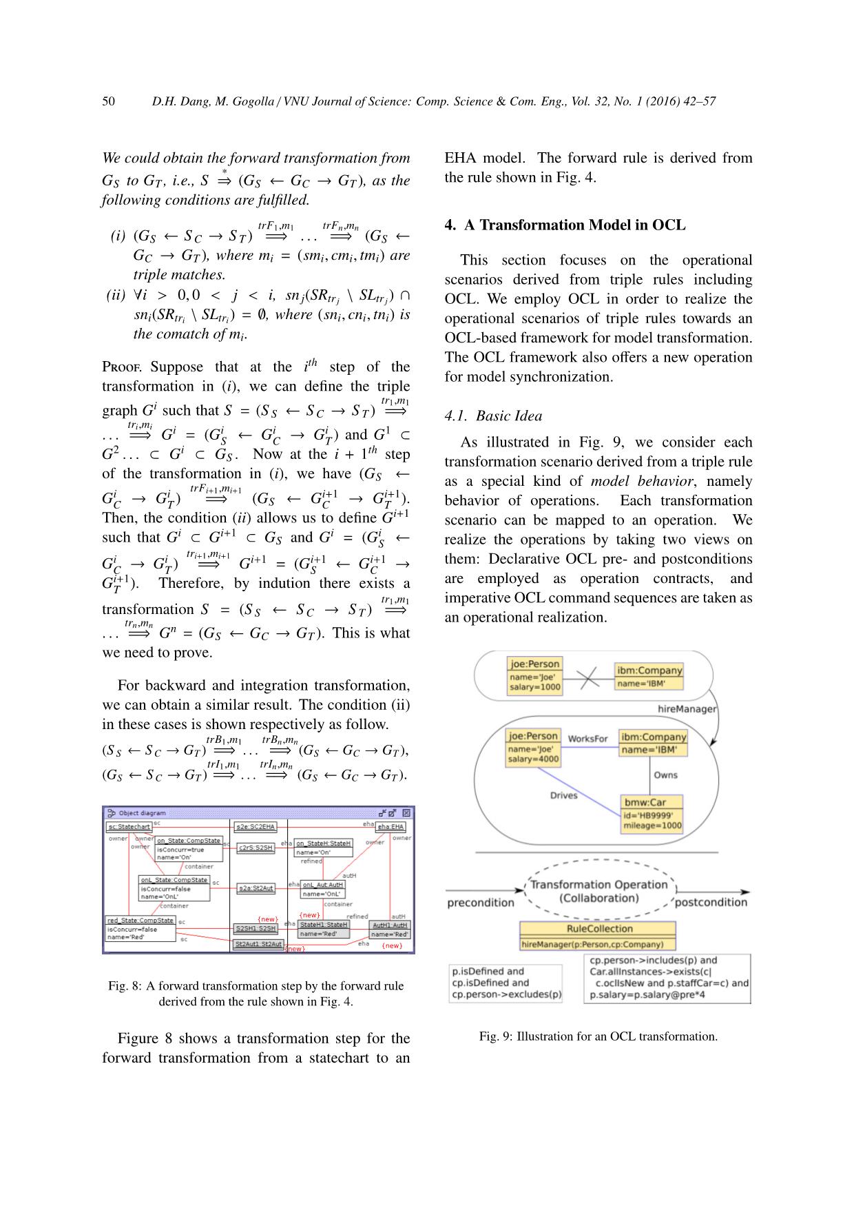 An ocl - Based framework for model transformations trang 9