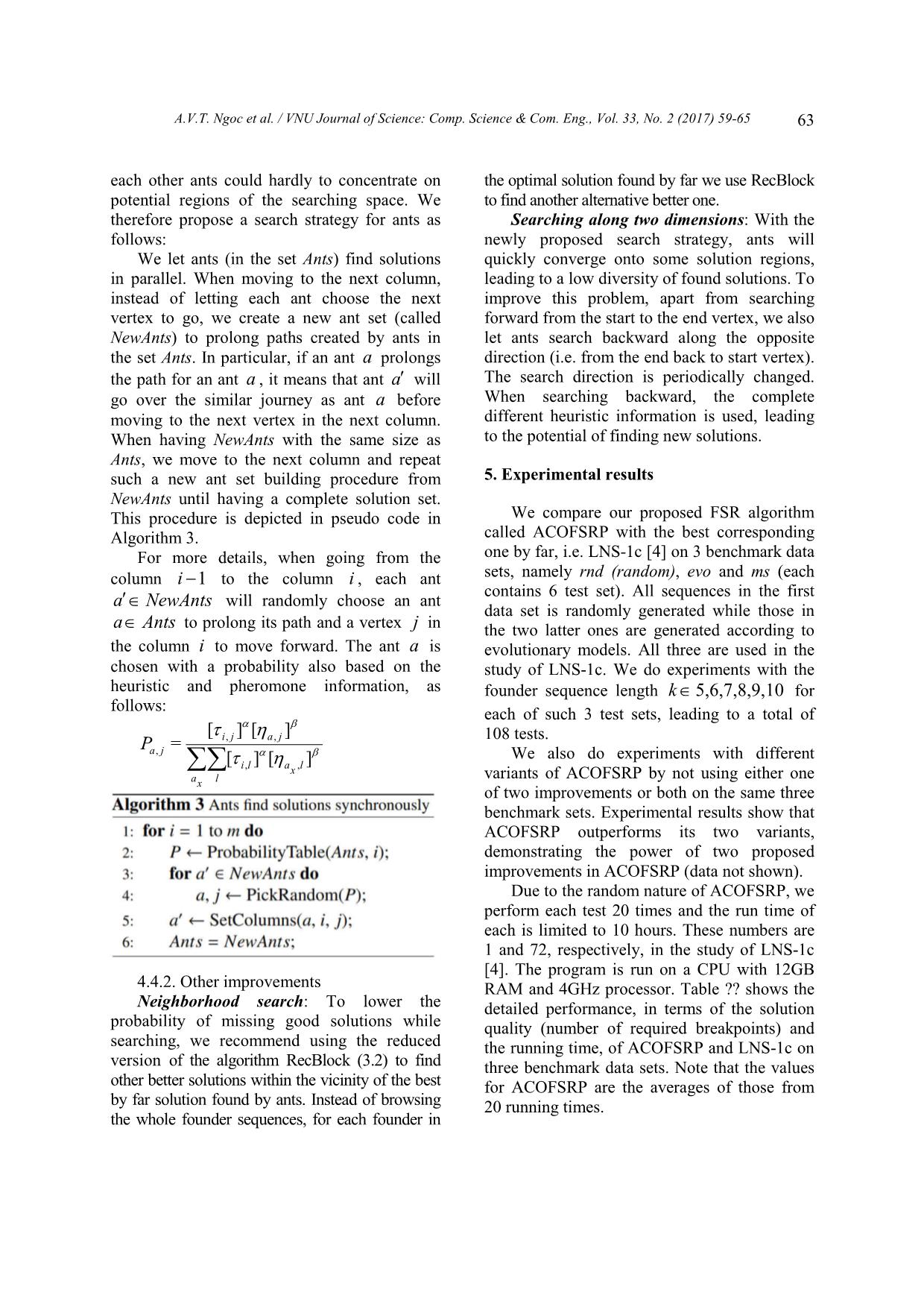 Ant colony optimization based founder sequence reconstruction trang 5