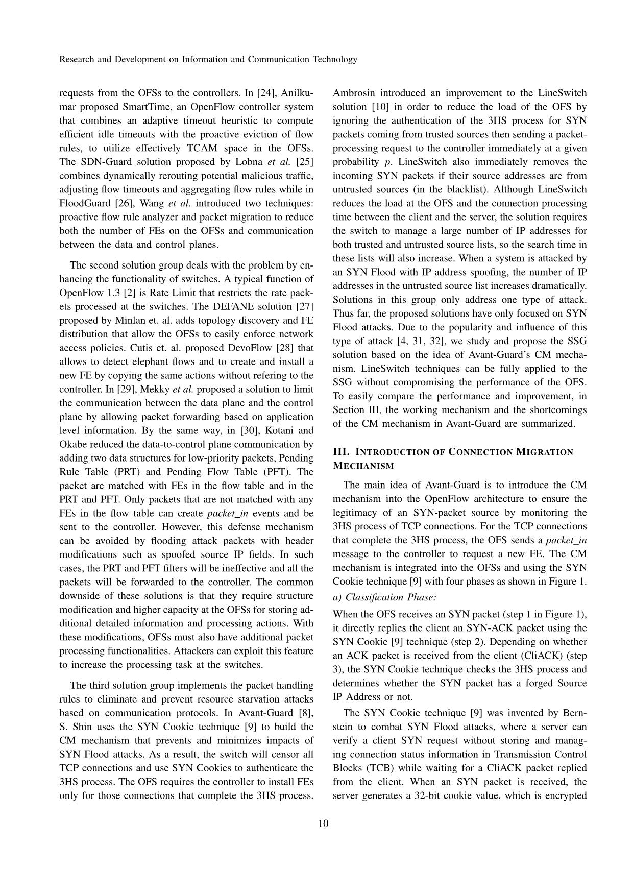 SSG - A solution to prevent saturation attack on the data plane and control plane in SDN/Openflow networks trang 3