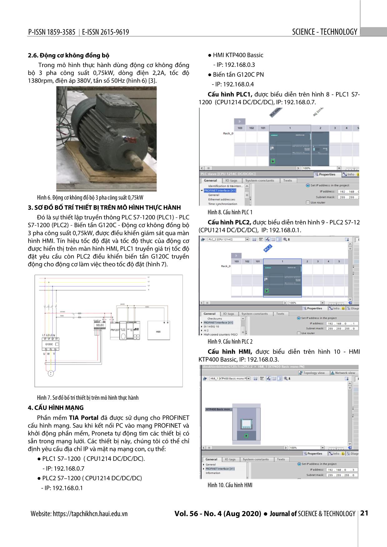 Tạo mô hình thực hành dùng mạng truyền thông Profinet cho mục đích giáo dục trang 3