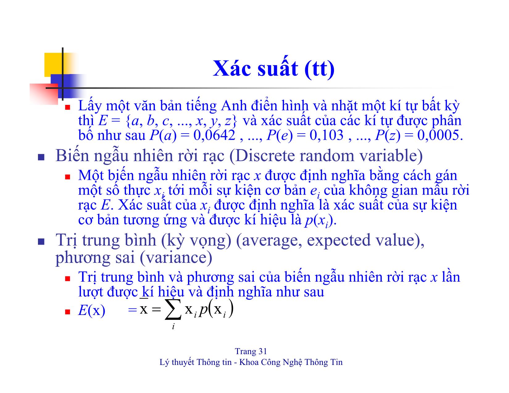 Bài giảng Khoa học máy tính - Chuẩn bị toán học - Nguyễn Phương Thái trang 3