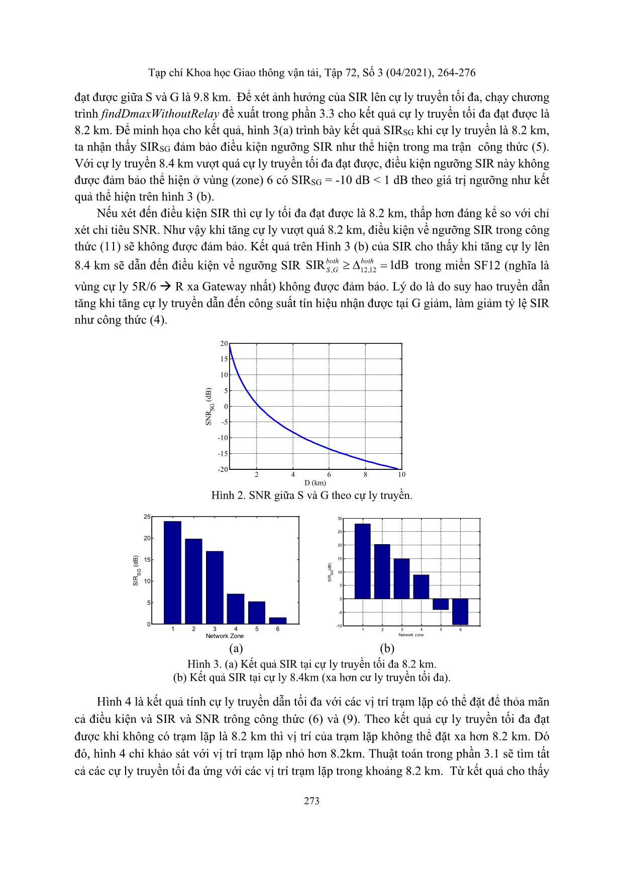 Estimation of transmission range of a dual-hop LoRa network under interference effects trang 10