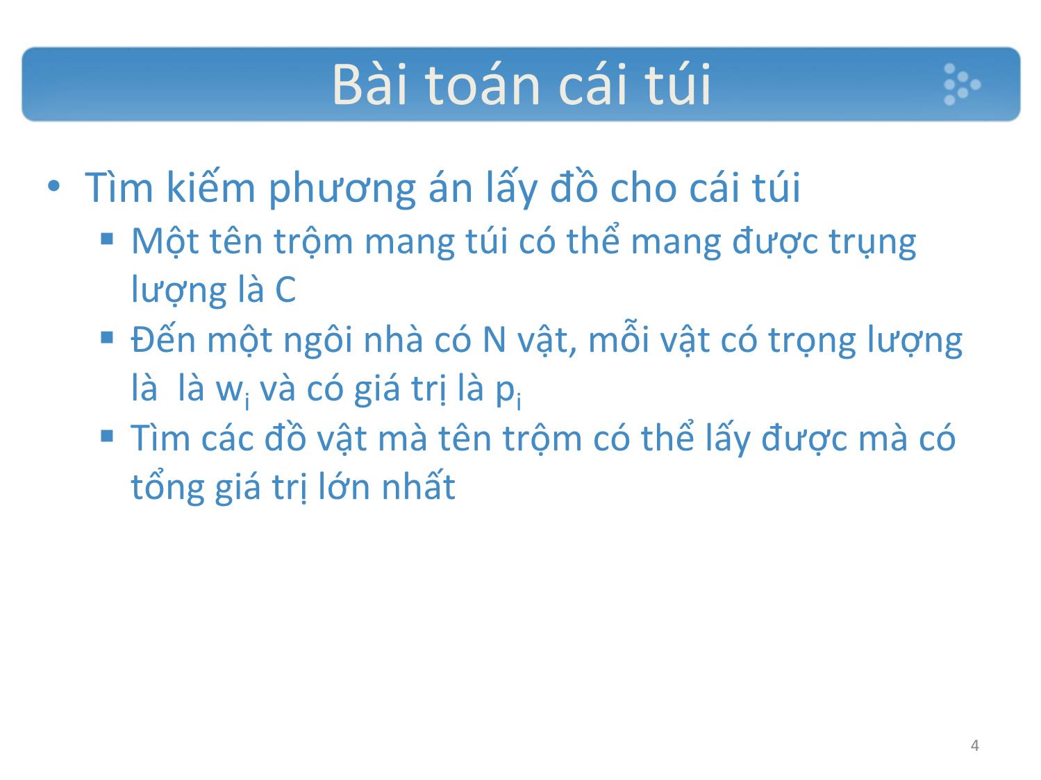 Bài giảng Các thuật toán tìm kiếm trang 4