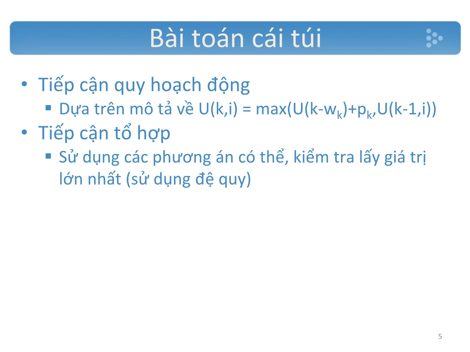 Bài giảng Các thuật toán tìm kiếm trang 5