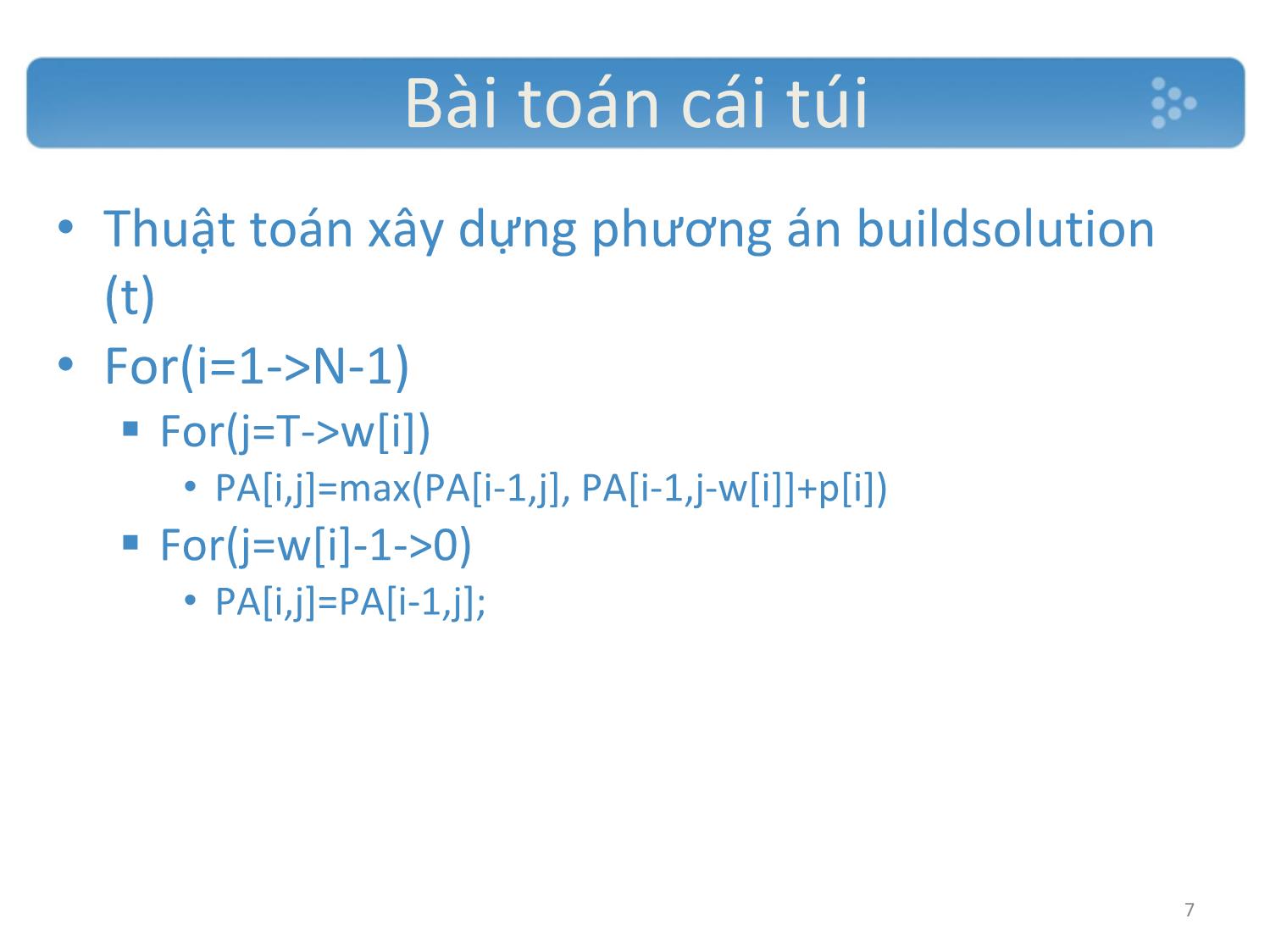 Bài giảng Các thuật toán tìm kiếm trang 7