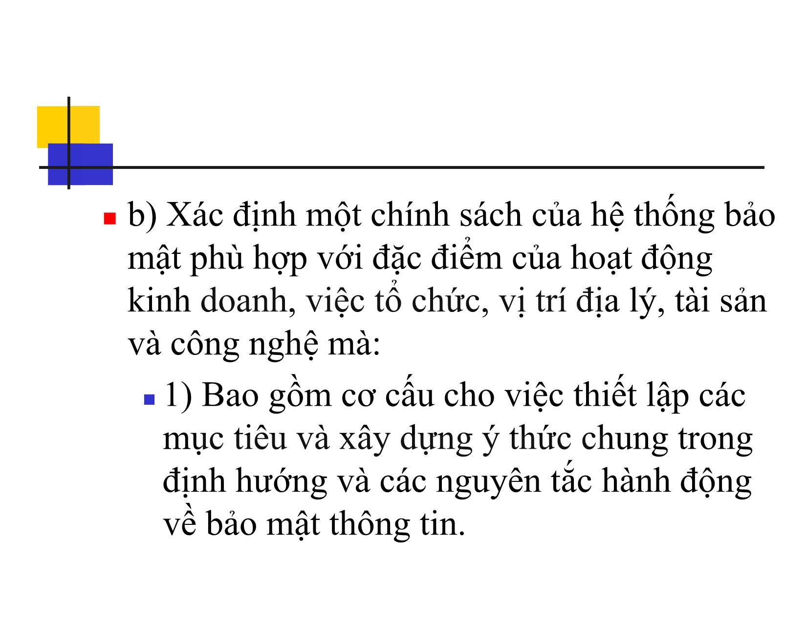 Bài giảng Tiêu chuẩn an toàn mạng trang 3