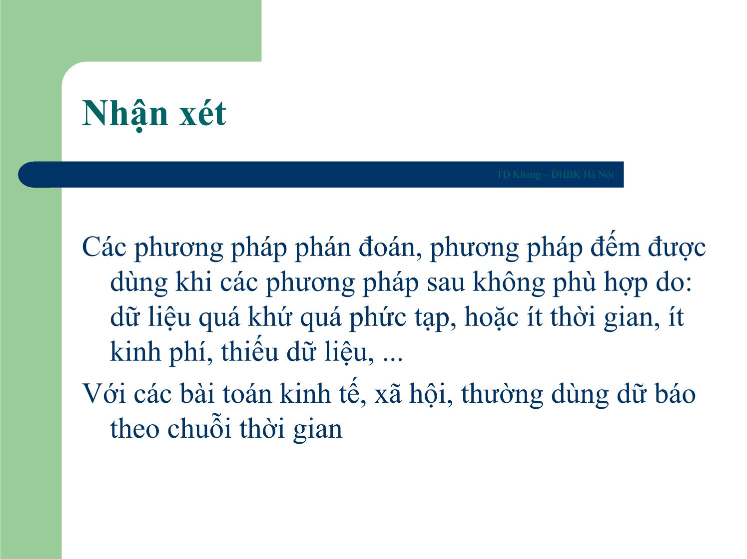 Bài giảng Một số bài toán ra quyết định trang 6