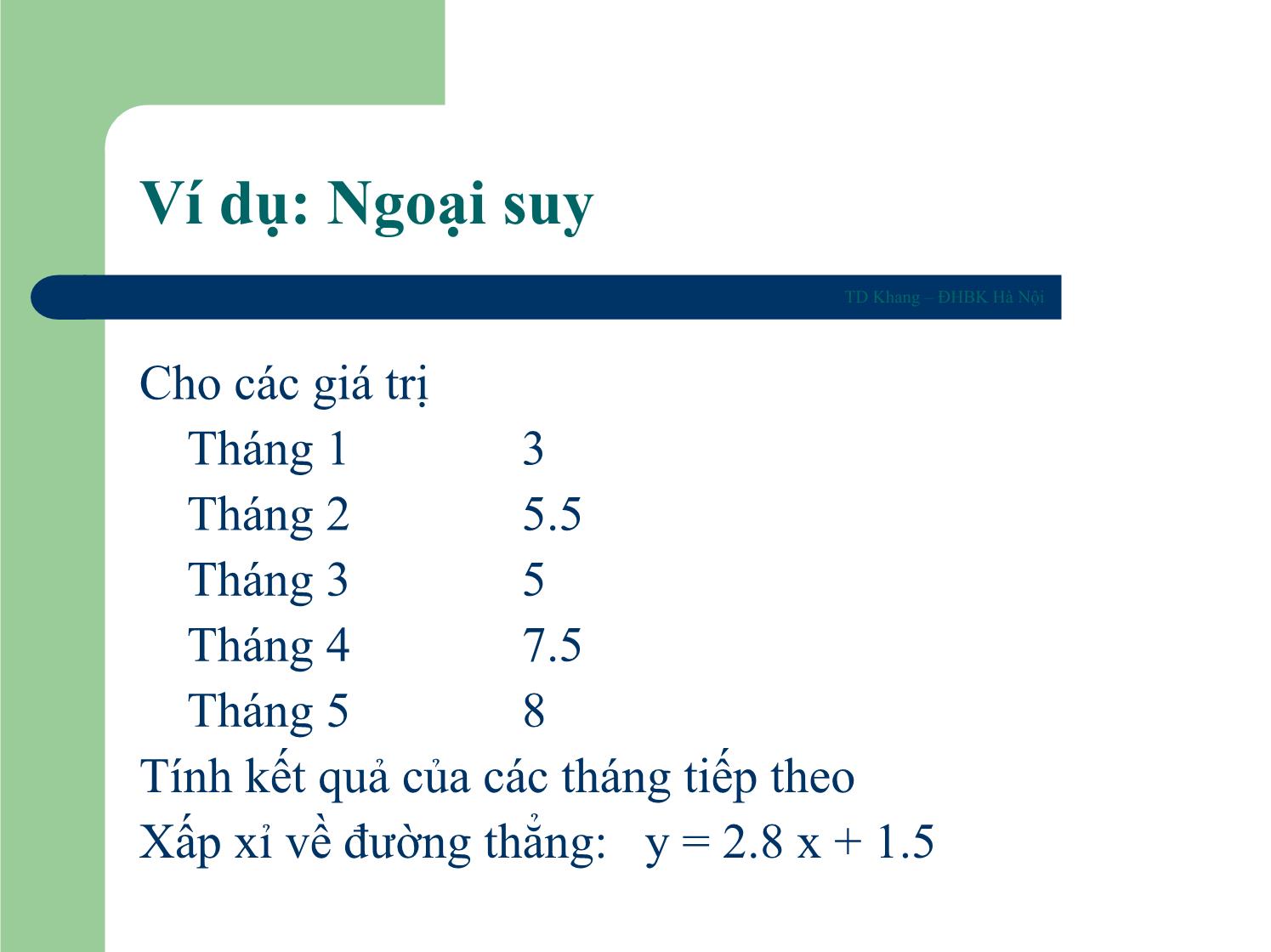 Bài giảng Một số bài toán ra quyết định trang 8