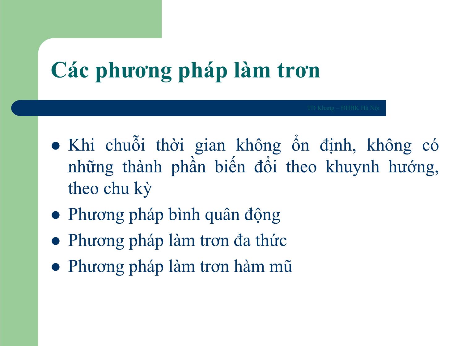 Bài giảng Một số bài toán ra quyết định trang 9