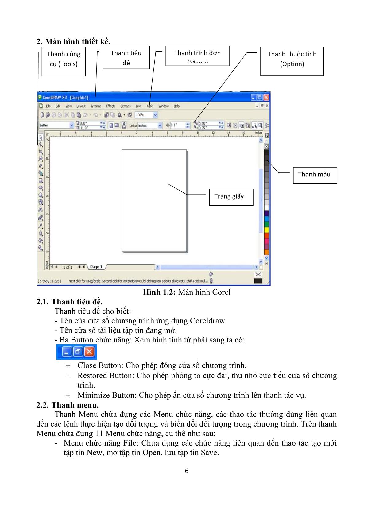 Bài giảng Corel Draw (Mới) trang 6