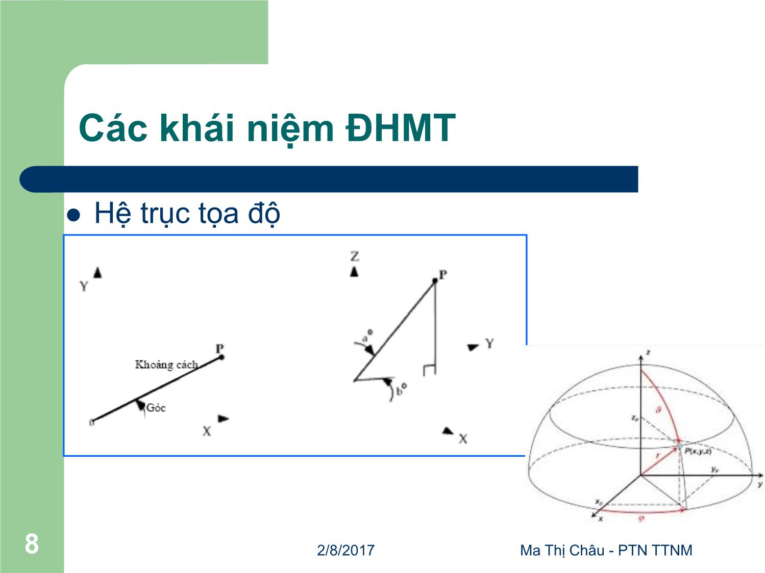 Bài giảng Đồ họa máy tính - Bài: Các khái niệm đồ họa máy tính - Mai Thị Châu trang 8