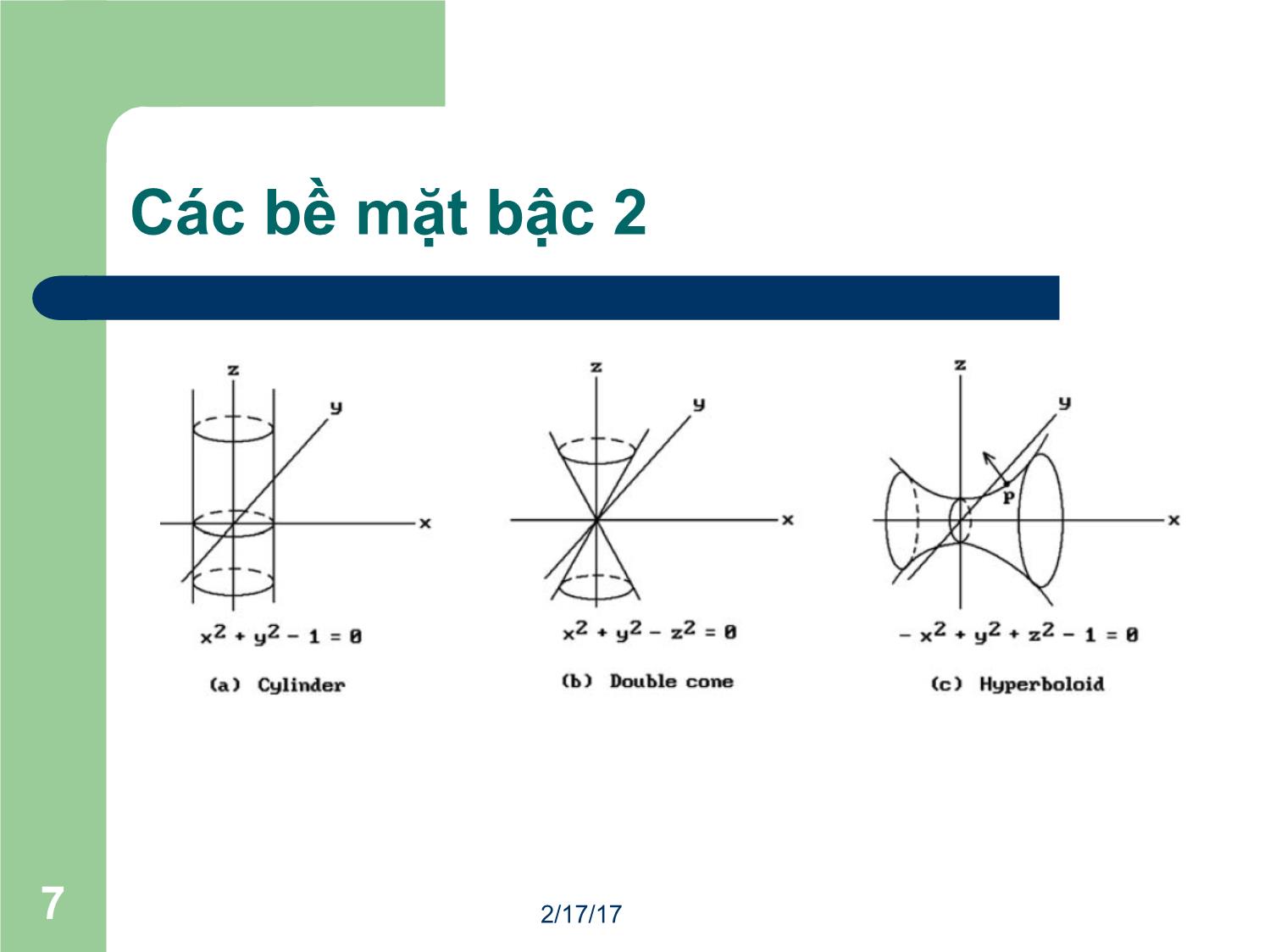 Bài giảng Đồ họa máy tính - Bài: Đường cong và bề mặt II - Mai Thị Châu trang 7