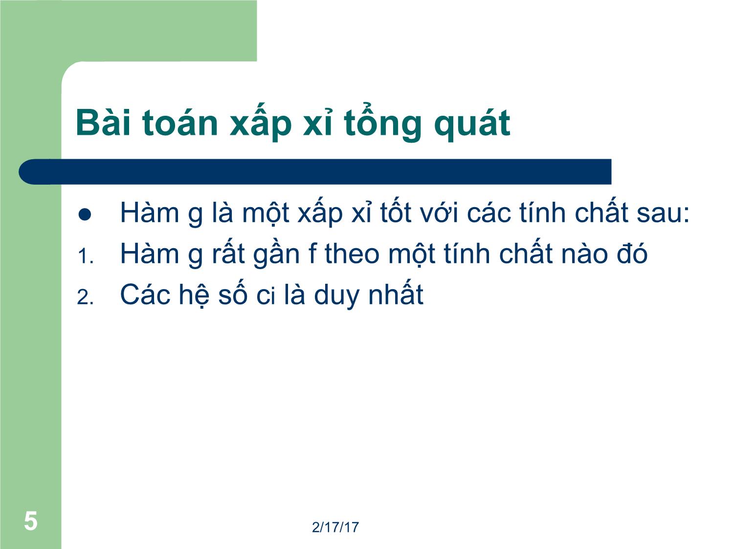 Bài giảng Đồ họa máy tính - Bài: Đường cong và bề mặt I - Mai Thị Châu trang 5